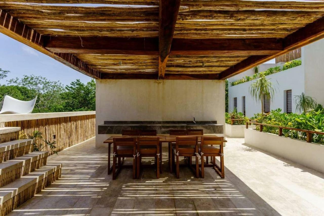 Jungle Luxury In Private Residential Area & Stunning Rooftop By Stella Rentals Tulum Exterior foto